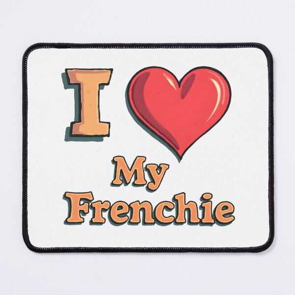 Item preview, I Heart My Frenchie designed and sold by TheEmptyBottleStudio.