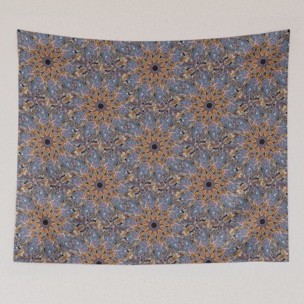 Item preview, Frosted oak leaves 2, paint effect kaleidoscope 2 vertical designed and sold by paulboizot.