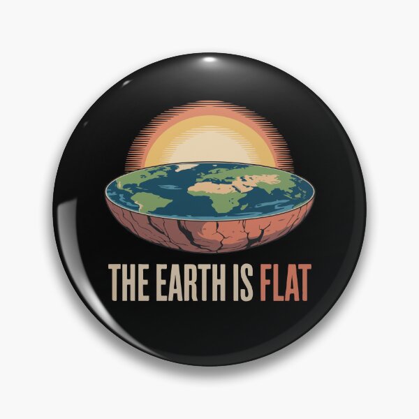 Item preview, The Earth Is Flat Humorous Theory designed and sold by HandicraftArt.