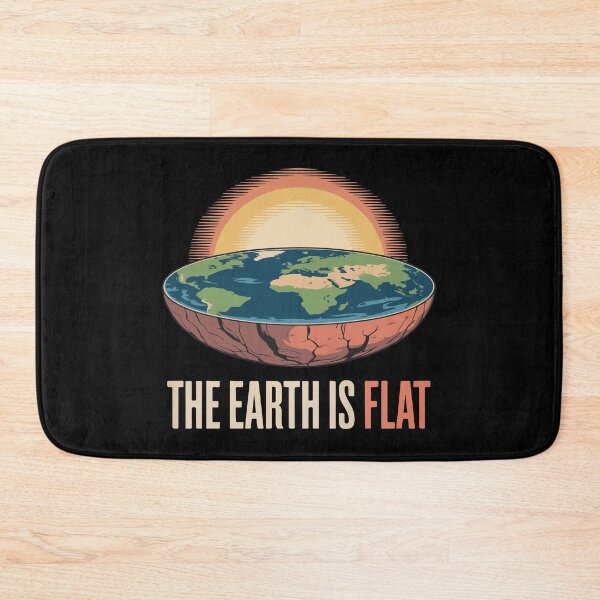 Item preview, The Earth Is Flat Humorous Theory designed and sold by HandicraftArt.