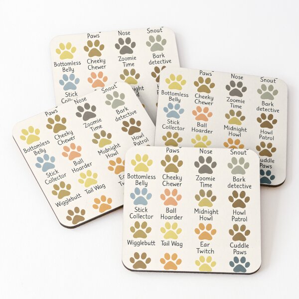 Item preview, Palette of Playful Paws – 50 Shades of Woof designed and sold by anniejunoaxie.