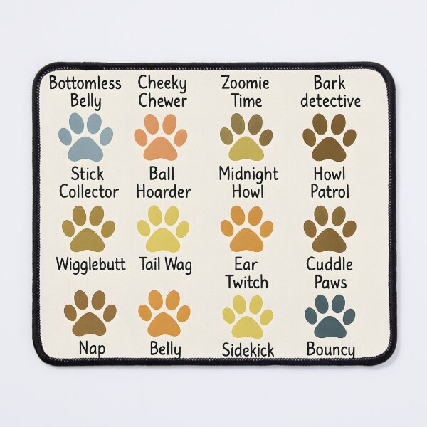 Item preview, Palette of Playful Paws – 50 Shades of Woof designed and sold by anniejunoaxie.