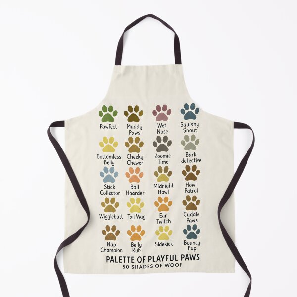Item preview, Palette of Playful Paws – 50 Shades of Woof designed and sold by anniejunoaxie.