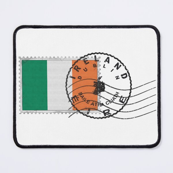Item preview, Ireland Dublin Stamp with National Flag and Postmark designed and sold by Allexxandar.