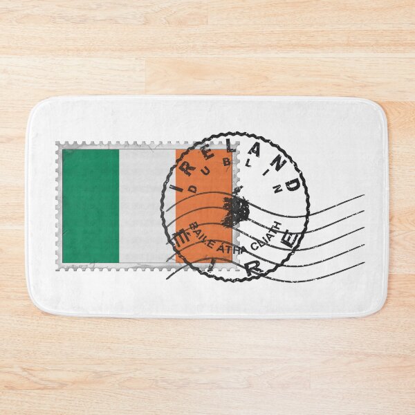 Item preview, Ireland Dublin Stamp with National Flag and Postmark designed and sold by Allexxandar.