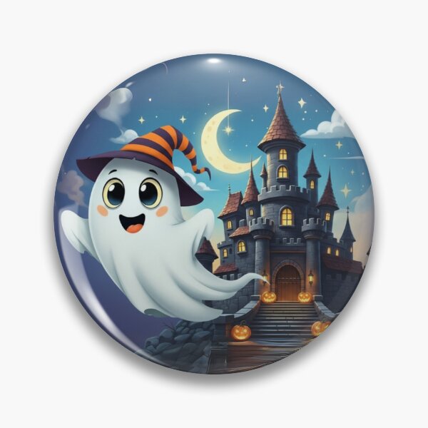 Item preview, Spooky Trick or Treat Cute Halloween Fun Ghost designed and sold by LANCEWISEMEDIA.
