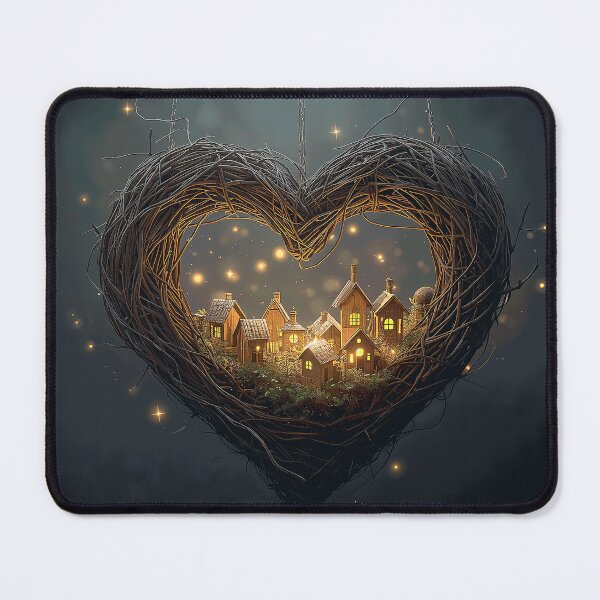 Item preview, The Heart of the Village designed and sold by ArtfullMinds.