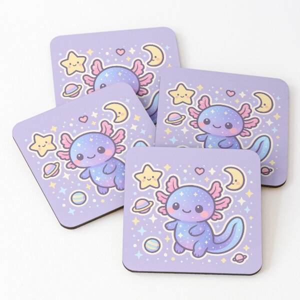 Item preview,  Kawaii Star Axolotl – Kawaii Space Critters designed and sold by Guraaprint.