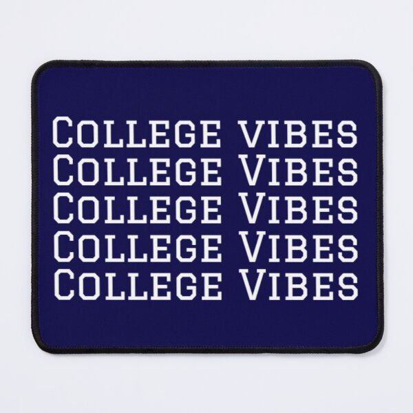Item preview, College Vibes Bright Navy Blue Background designed and sold by Monique Prince.