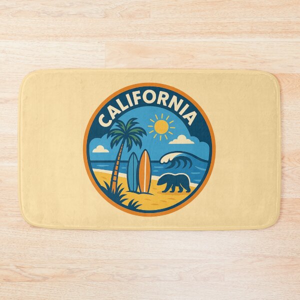 Item preview, California Golden Coast Surfing designed and sold by Fun Travel Art.