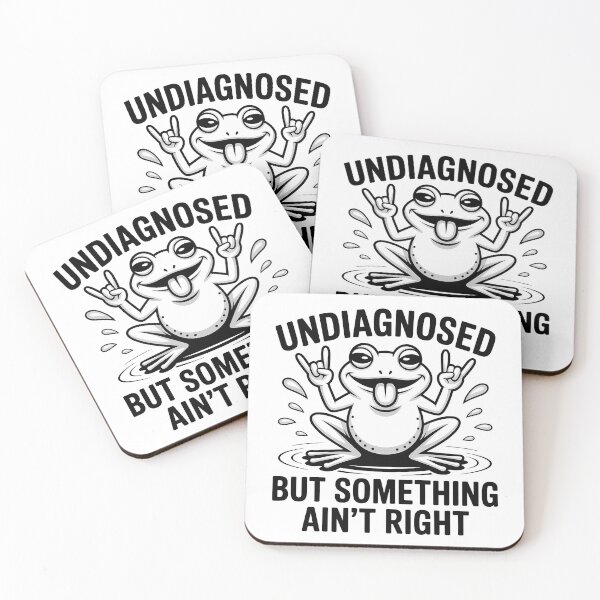 Item preview, Undiagnosed But Something Ain't Right Frog designed and sold by KateLeap.