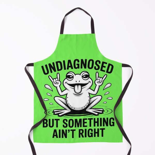 Item preview, Undiagnosed But Something Ain't Right Frog designed and sold by KateLeap.
