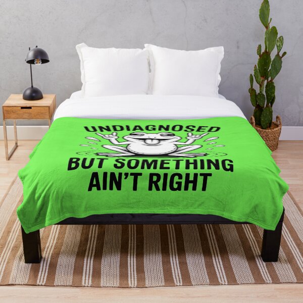 Item preview, Undiagnosed But Something Ain't Right Frog designed and sold by KateLeap.