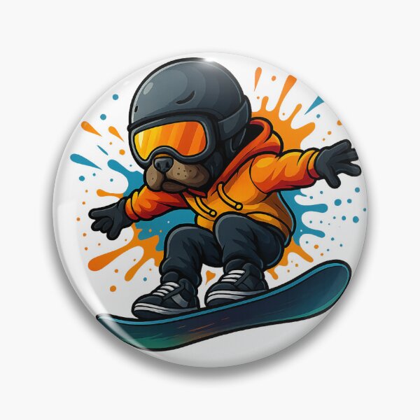 Artikelvorschau, Snowboarding Frenchie entworfen und verkauft von KickerApparel.