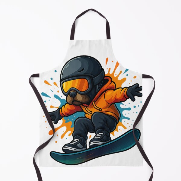 Artikelvorschau, Snowboarding Frenchie entworfen und verkauft von KickerApparel.