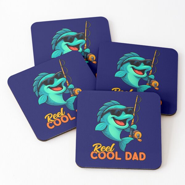 Item preview, Reel Cool Dad Funny Fishing Cartoon designed and sold by Infinitee8hirts.
