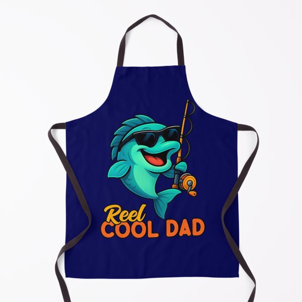 Item preview, Reel Cool Dad Funny Fishing Cartoon designed and sold by Infinitee8hirts.
