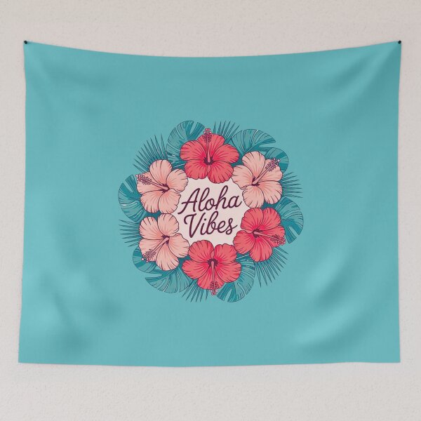 Item preview, Aloha Vibes Tropical Wreath designed and sold by VibrArtco.
