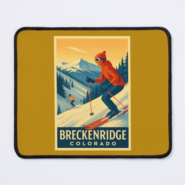 Item preview, Breckenridge Colorado Ski Vacation Poster designed and sold by Halifaxartguy.