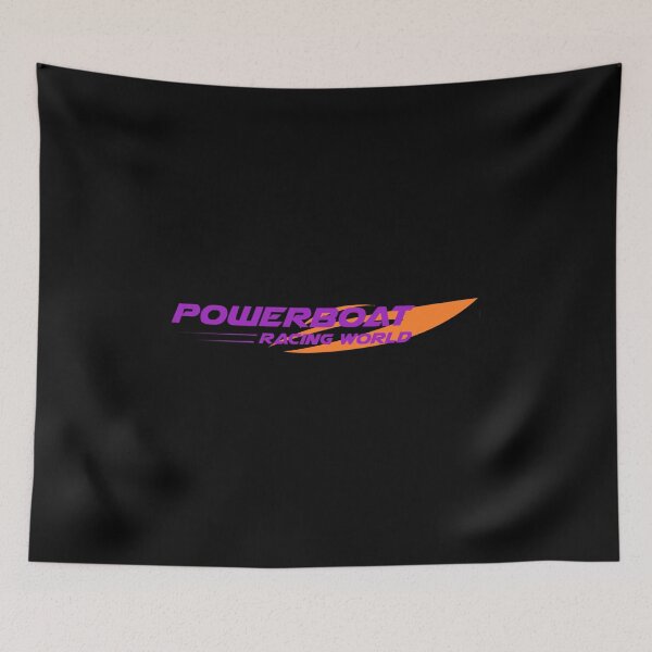 Item preview, Copy of Powerboat Racing World Neon Orange Purple designed and sold by ChristinasMess.