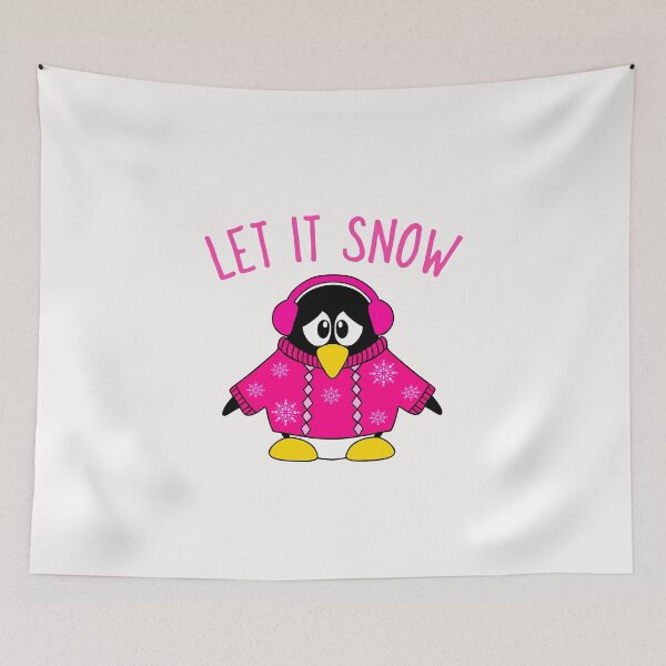 Item preview, Let It Snow Penguin designed and sold by Sartoris Art.