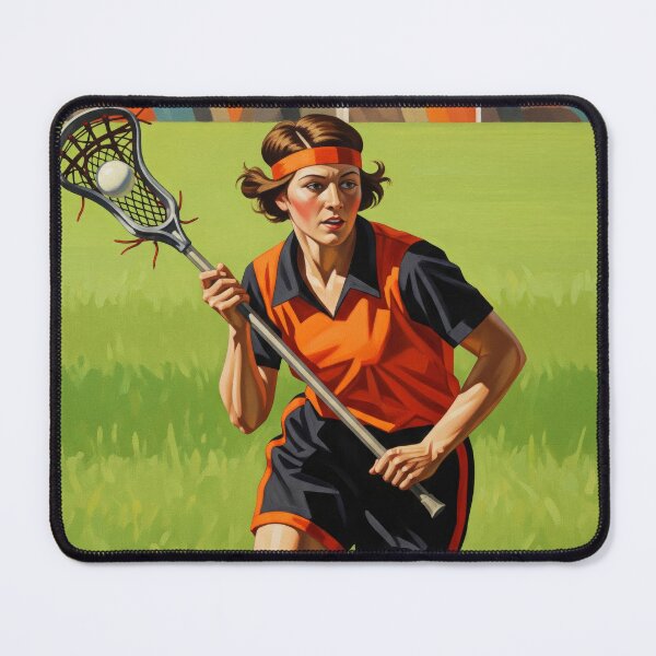 Item preview, LA CROSSE EN ACTION (Lacrosse in Action) - Original Art Deco Artwork designed and sold by elektronen.