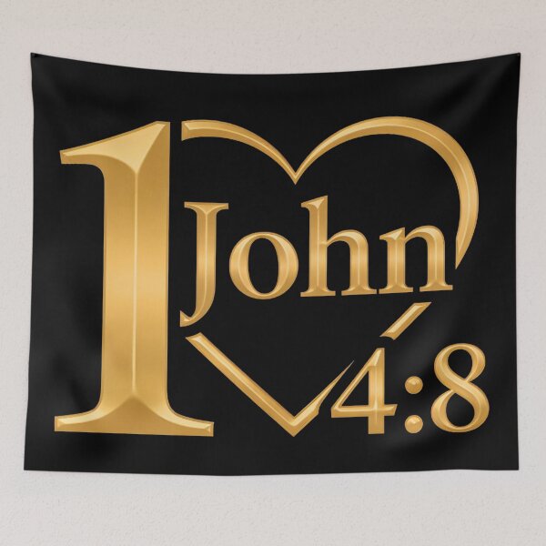 Item preview, God Is Love - 1 John 4:8 | Christian Faith Art v.5 by All43 designed and sold by All43.