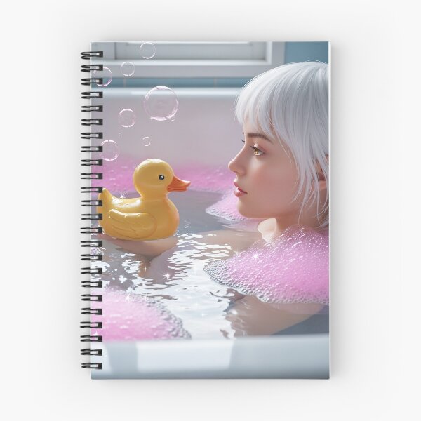 Item preview, Cute girl bathing designed and sold by stereonut.