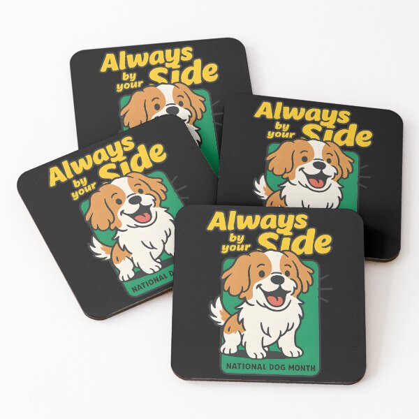 Item preview, Always By Your Side Dog T-Shirt Cute Puppy National Dog Month Pet Lovers  designed and sold by DrawHandArt.