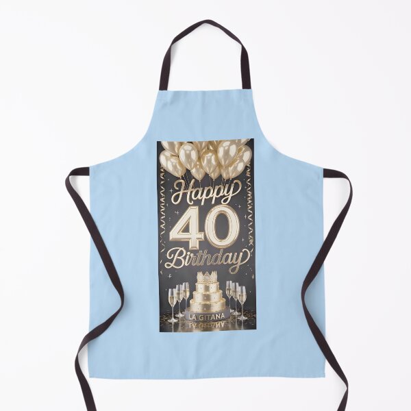 Item preview, Golden 40th Birthday Celebration Design designed and sold by Gwendolyn Martinez.