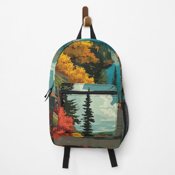 Item preview, Gunflint Trail Minnesota Poster | Vintage Scenic Byway & Fall Colors Wall Art designed and sold by TuncGK.