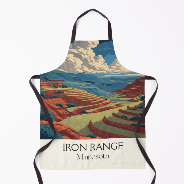 Item preview, Iron Range Minnesota Travel Poster | Vintage Mesabi & Taconite Mining Wall Art designed and sold by TuncGK.