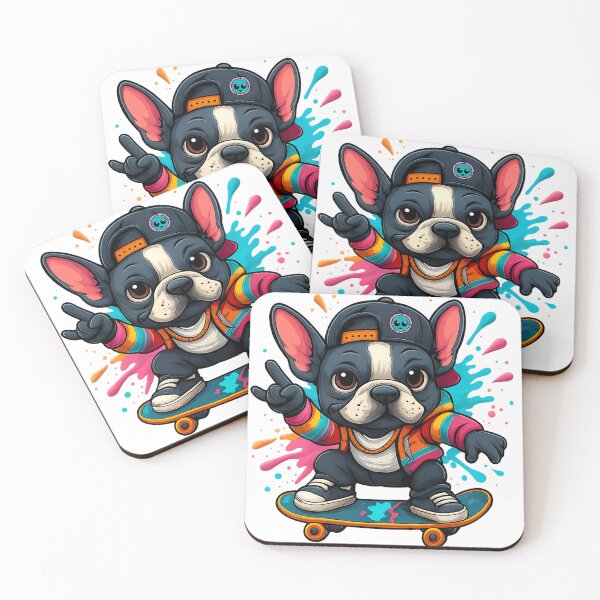 Artikelvorschau, Skateboarding Frenchie entworfen und verkauft von KickerApparel.