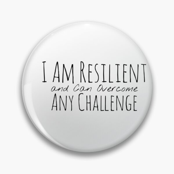 Item preview, I Am Resilient and Can Overcome Any Challenge – Resilience Affirmation designed and sold by Camila  Ardila.