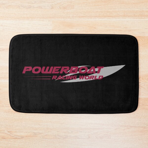 Item preview, Powerboat Racing World Grey Maroon Red designed and sold by ChristinasMess.