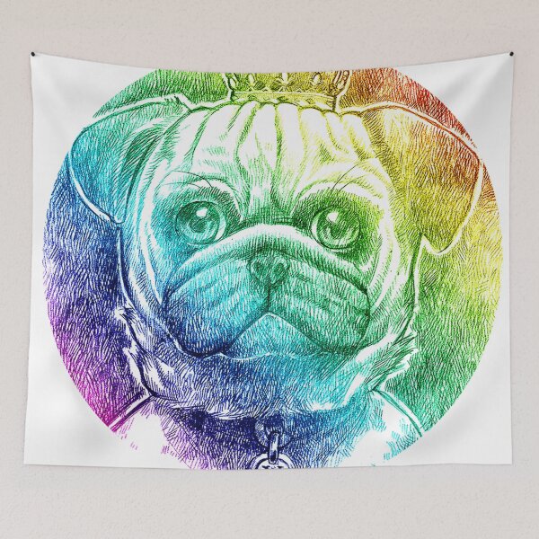 Item preview, Pug Circle King designed and sold by Cristopher Ponso.