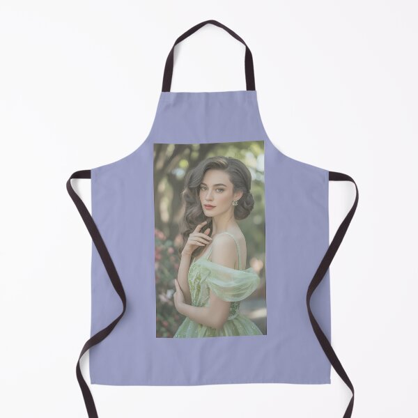 Item preview, Enchanted Emerald Gown Portrait designed and sold by Gwendolyn Martinez.