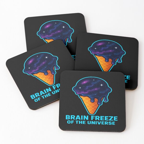 Item preview, Brain Freeze of the Universe Cosmic Ice Cream T-Shirt designed and sold by POD DYNASTY | Original Print On Demand T-Shirt Graphics.