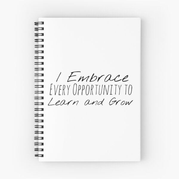 Item preview, I Embrace Every Opportunity to Learn and Grow – Learning Affirmation designed and sold by Camila  Ardila.