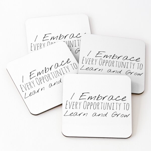 Item preview, I Embrace Every Opportunity to Learn and Grow – Learning Affirmation designed and sold by Camila  Ardila.