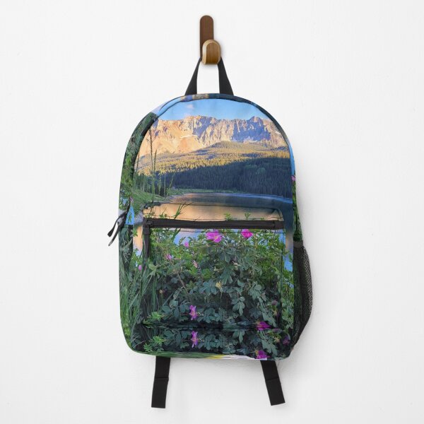 Item preview, Wildflowers by an Alpine Lake designed and sold by MilesToHike.