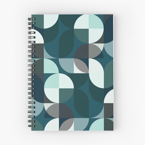 Item preview, Teal and Green Modern Geometric designed and sold by Sharon Schwalbe.