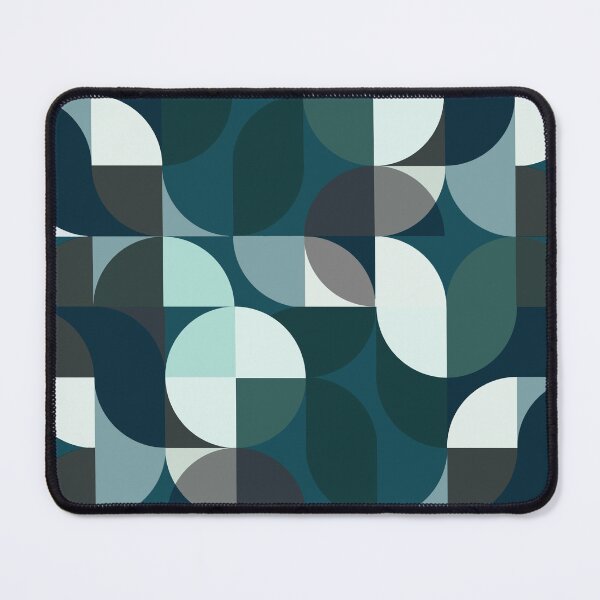 Item preview, Teal and Green Modern Geometric designed and sold by Sharon Schwalbe.