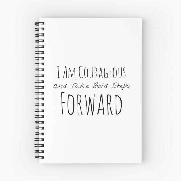 Item preview, I Am Courageous and Take Bold Steps Forward – Courage Affirmation designed and sold by Camila  Ardila.