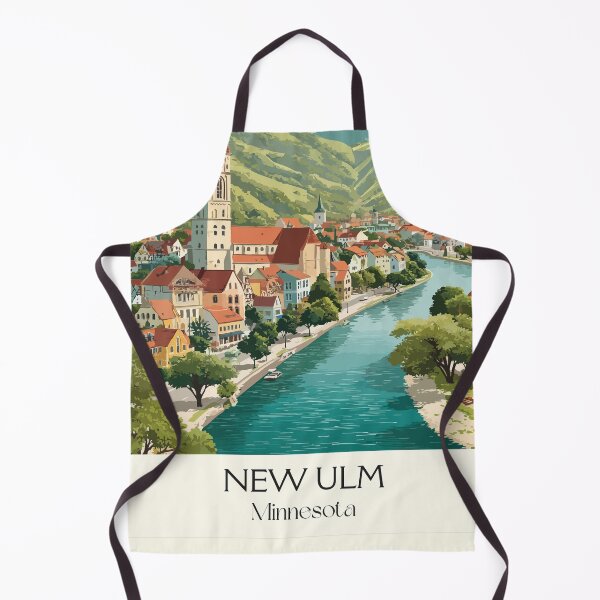 Item preview, New Ulm Minnesota Travel Poster | Vintage German Heritage & Hermann the German Art designed and sold by TuncGK.