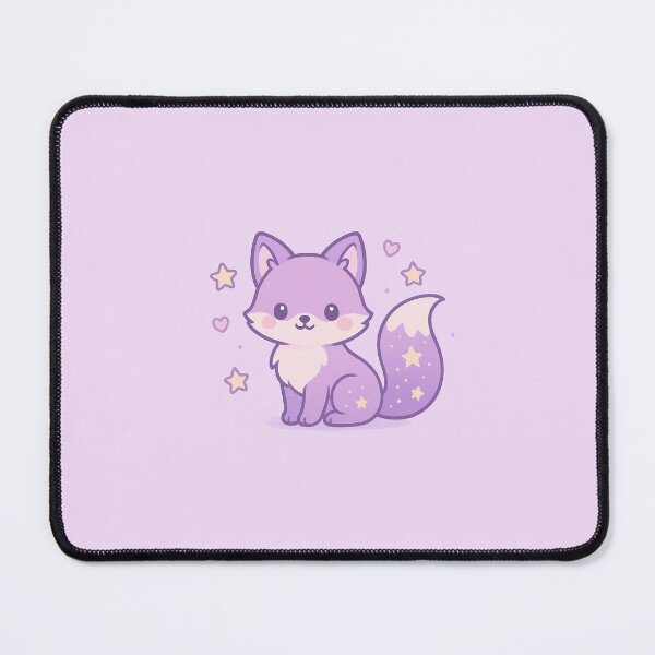Item preview, Mystical Lavender Fox – Kawaii Pastel Fantastic Animal designed and sold by artjeska.