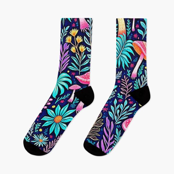 Item preview,  Neon Psychedelic Mushroom Forest Dream designed and sold by Health And Fitness Posts e-Store.