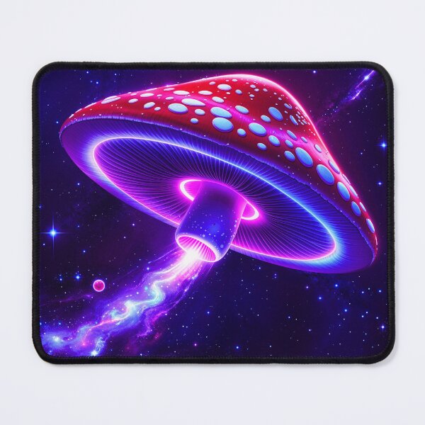 Item preview, Psychedelic Cosmic Mushroom UFO designed and sold by OrbitTrend.