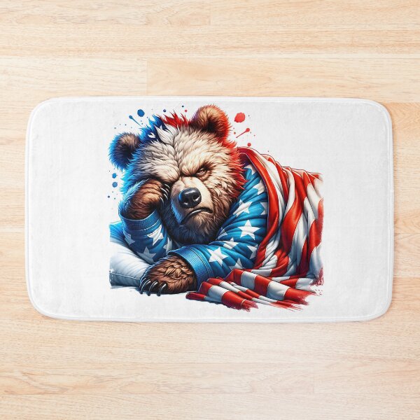 Item preview, The Bear is Awake Patriotic American Conservative designed and sold by RoomShiners.