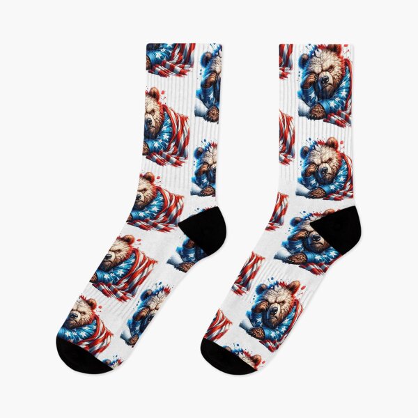 Item preview, The Bear is Awake Patriotic American Conservative designed and sold by RoomShiners.